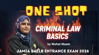 Basic Criminal Law Explained | Jamia BA LLB 2026 Preparation | MLS Law Academy