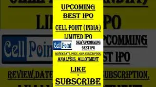 Cell Point India IPO GMP | Cell Point IPO | #CellPointIPO