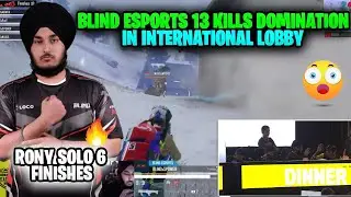 Blind ESPORTS 13KILLS DOMINATION IN INTERNATIONAL LOBBY🔥🔥 SPOWER 1V3 KR TEAM SHOCK EVERYONE 😱🔥#bgmi