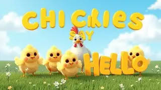 Chickies Say Hello 🐥 | Fun Kids Poem #kids #poems #cartoon #foryou #baby #jariworld #short poems 