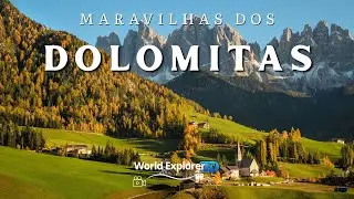 Maravilhas dos Dolomitas | Os lugares mais bonitos das Dolomitas, It&aacute;lia | V&iacute;deo de iagem em 4K