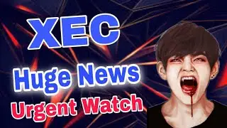 Ecash Huge News URGENT Watch🔴 || XEC Price Prediction & Analysis || Crypto Today