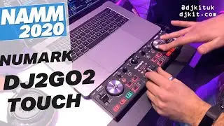 First look at the Numark DJ2GO2 TOUCH compact Serato DJ controller @ NAMM 2020 - djkit.tv