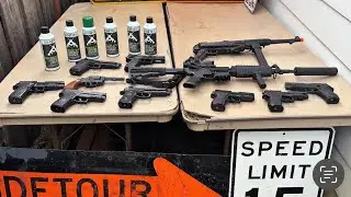 Saturday Backyard Airsoft Target Practice