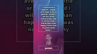 Muhammad ALI JINNAH Quote