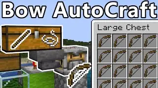 Изготовление луков в автоматическом режиме | 2040/час | Minecraft 1.21+