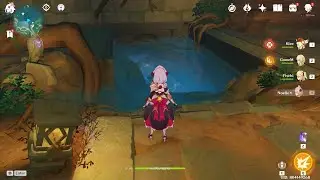 Genshin Impact 2.2 How to lower the water in Shirikoro Peak Tsurumi Island