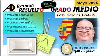 PRUEBA de ACCESO Grado MEDIO. Comunidad de ARAGÓN 2024. @ACADEMIADIEGO