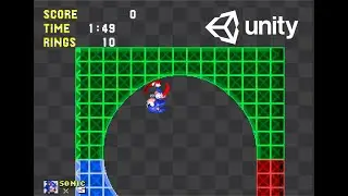 Unity Engine 2D Classic Sonic Physics [Unnamed Project]