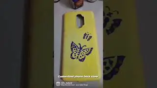paint your phone back cover with me 🎨