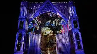 Santa Maria de Morella Gothic Church  video mapping