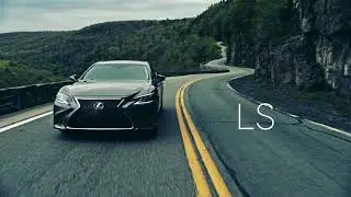 2018 Lexus LS 500h Driving Movie