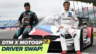Driver Swap: Bruno Spengler and MotoGP rider Franco Morbidelli experience Assen #DTMmeetsMotoGP