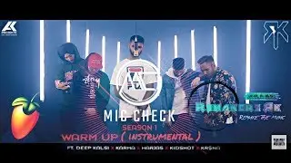 Warm Up (Instrumental) with lyrics | Deep Kalsi, Karma, Harjas, Kidshot & Kr$na | RexRK
