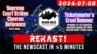 REKAST - Talkin' Bout [infosec] News 2024-07-08 #infosecnews #cybersecurity #podcast  #podcastclips