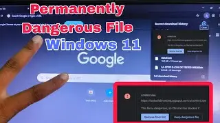How to Fix Dangerous Download File  Blocked All DANGEROUS File GOOGLE CHROME in Windows 11#macnitesh