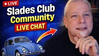 SLADES CLUB COMMUNITY LIVE CHAT - VW BEETLE RESTORATION DIY CHANNEL #sladesbeetle #vwbeetle