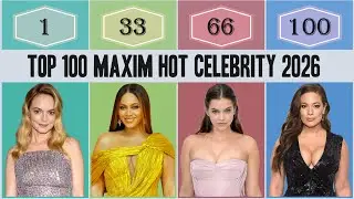 Top 100 Most Gorgeous Maxim Hot Celebrities 2026 | You Won’t Believe Who’s #1