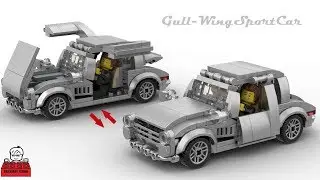 LEGO MOC #45 Vintage Gull-Wing Sport Car