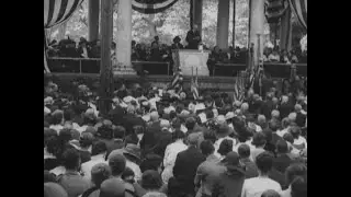 Service at Old Amphitheater Arlington early 1900s