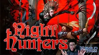 Night Hunters: Gothic Horror 5E + TOV - Kickstarter Promo by @KoboldPress with Mocha Bear