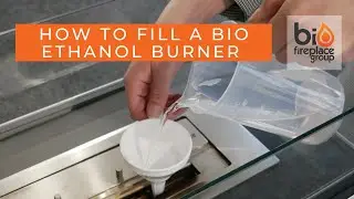 How to Fill the Burner with Bio Ethanol Fuel - IconFires | Bioethanol-fireplace.co.uk