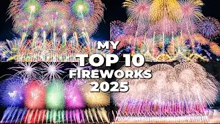 2025年 日本の花火TOP10！2時間超えの感動と迫力 完全保存版 (Panasonic S5 + BRAW / BMPCC6K)