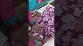##subscribe #viral #fashion Bindu style  full neck kurti cutting &  stitching #like comment ♥️ 