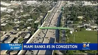 Miami Ranked 5th Worst City For Traffic Congestion