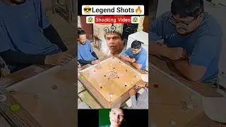 Shocking Video😰 Legend Shot 😎🔥 #shorts #youtubeshorts #carromboard #carromking #carrom #short