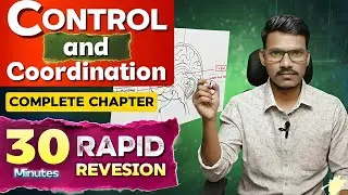 Control and Coordination in 30 Minutes | Rapid revesion | class 10 science 