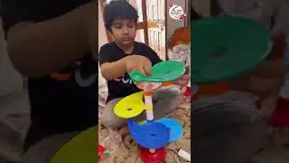 Unpacking n assembling rainbow whirlpool toy by arjun garg
