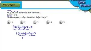 YGS-LYS MATEMATİK SORU &Ccedil;&Ouml;Z&Uuml;M&Uuml; # 50