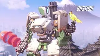 Играем в Overwatch за персонажа - Бастион (5)