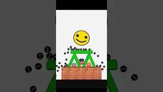 Hide Ball Puzzle Game  😈🤖🎃▶️🪀🍑🐣🌈  #shorts #gameplay #trending #hideball #puzzlegame #game
