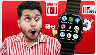All in one 5G Android Smartwatch⚡️|| With 10MP HD camera, Wi-Fi ,4GB Ram 😱|| HW Watch X call