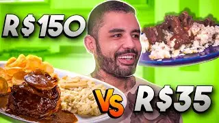PAGUEI 150 REIAS EM UM PRATO QUE NÃO SEI O QUE É - ESCALOPE CARO VS BARATO