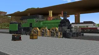 i build steam locomotive in minecraft create mod