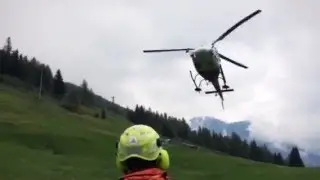 In elicottero verso il Ghiacciaio Dosd&eacute;