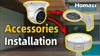 CCTV Junction Box Installation: How to install camera housings to the junction box&mounting bracket
