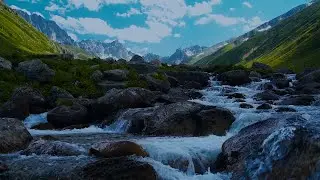 Enjoy With Relaxing Nature Mountain River Sounds, Sleep, Study, Focus And Let Go Of All Your Worries
