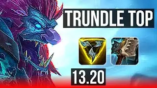 TRUNDLE vs GAREN (TOP) | Rank 4 Trundle, 70% winrate, 7 solo kills, 7/2/3 | TR Master | 13.20