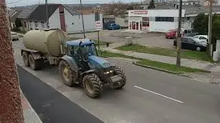 New Holland TM 190 + joskin CB 20 v&yacute;nos digestatu