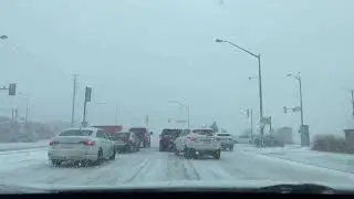 WINTER DRIVING IN CANADA - CITY OF VAUGHAN, MAPLE ONTARIO
