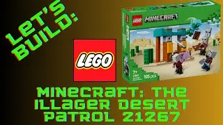 Building LEGO Minecraft 21267 The Illager Desert Patrol
