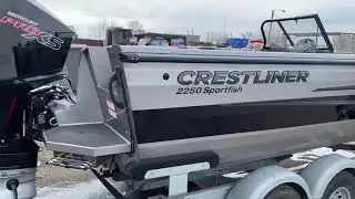 Mercury 300 PRO XS Outboard sounds like a beast on Crestliner 2250 Sportfish