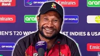 Assadollah Vala (PNG Captain) post-match press conference | West Indies v Papua New Guinea | T20 WC