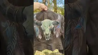 Painted Vintage Leather Jackets!
