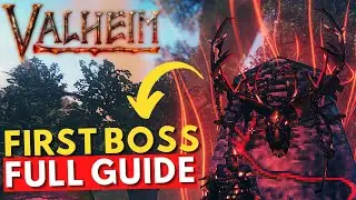 Valheim First Boss SOLO Full Guide - How To EASILY Locate, Summon and Defeat Eikthyr