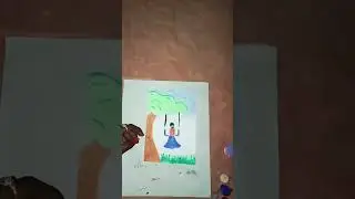 tree 🌲 jhula drawing #shorts#viral